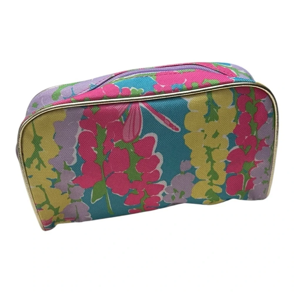 Lilly Pulitzer Estee Lauder Floral Cosmetic Bag